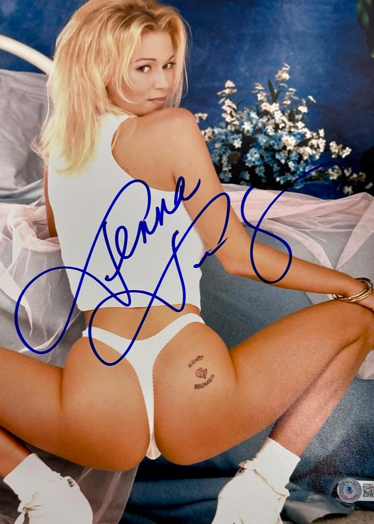 Jenna Jameson Signed 11x14 Photo - Beckett COA #01